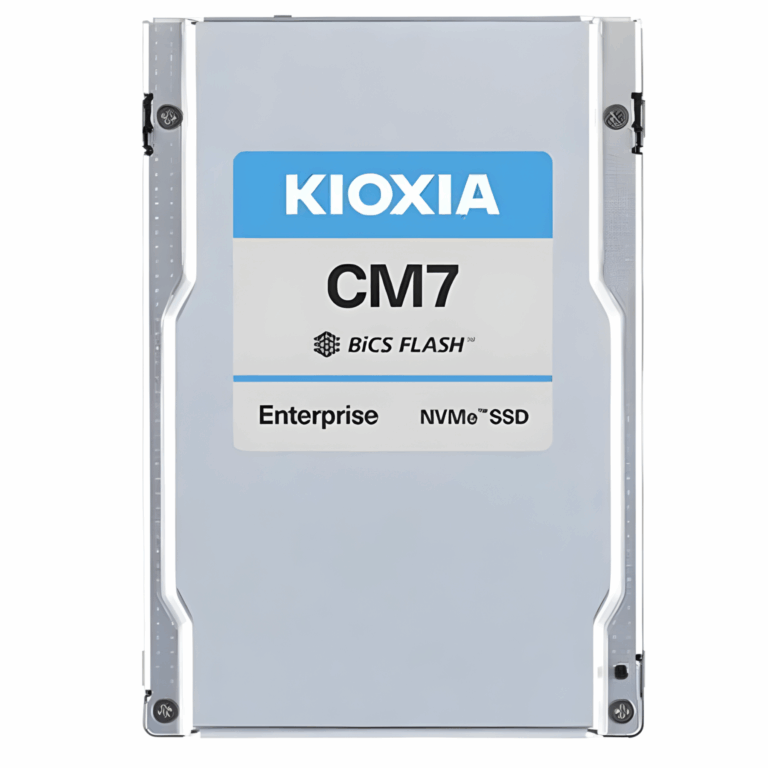 KIOXIA KCMYDRUG7T68 Enterprise Nvme Read Intensive 7680 GB 2.5 Inch Pcie 5.0 Nvme 2.0 SSD - SSD - CM71SED7T6 - KIOXIA - KCMYDRUG7T68