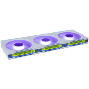 Lian-Li Lian-Li Fan 12RSLIN1W3W FDB 3xFan Reverse Blade w Fan Controller White Retail FN 296395 12RSLIN1W3W