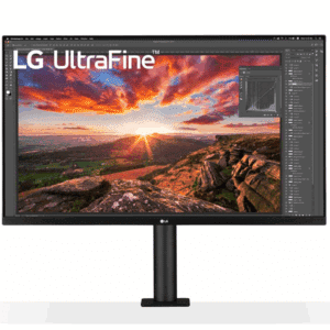 Monitor Lg 31.5inch Uhd 4k Ergo Usb-c Hdmi Dp Soporte Ergonomico Con Abrazadera En C Amd Freesync - Monitores - 32UN880K-B