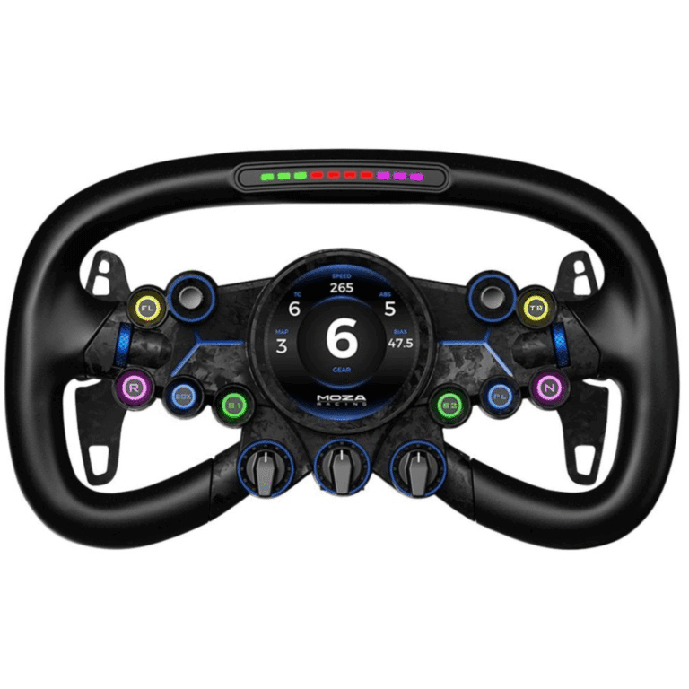 MOZA RACING MOZA RACING GM RS064 MOZA Vision GS Wheel Black Retail GM 289248 RS064