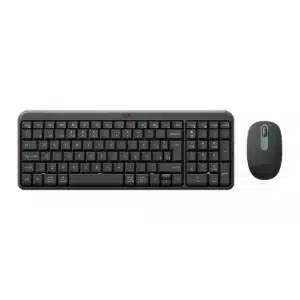 Teclado Logitech + Mouse Mk250 Compact Bluetooth Wireless Black 920013513