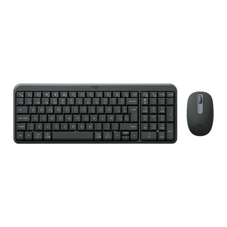 Teclado Logitech + Mouse Mk250 Compact Bluetooth Wireless Black 920013513