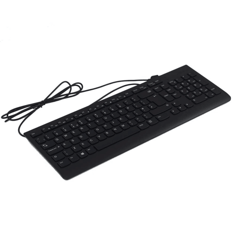 Lenovo Calliope Black External Usb Wired Desktop Uk Keyboard 00xh625 - 1PSD50L21390