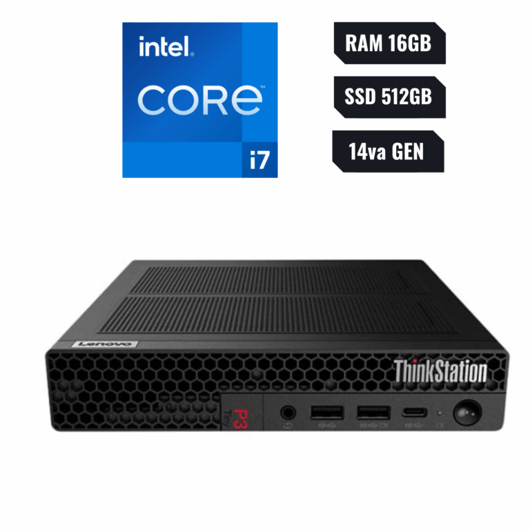 Lenovo Thinkstation P3 Tiny Core™ I7-14700 512gb Ssd 16gb Bt + Wifi No Os Us Keyboard & Mouse - New Factory Sealed - 1 Year Manufacturer Warranty - 30H1S9FK00