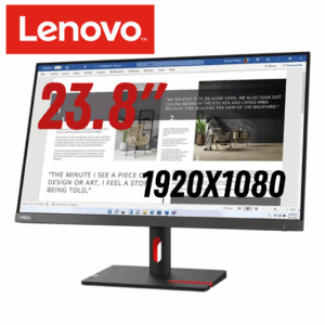 Lenovo ThinkVision S24i-30 24" Class Full HD LED Monitor - 16:9 - Raven Black - 23.8" Viewable - In-plane Switching (IPS) Technology - WLED Backlight - 1920 x 1080 - 16.7 Million Colors - 250 Nit - 4 ms - 100 Hz Refresh Rate - HDMI - VGA - VESA Mount Compatible - Lenovo - LED Monitor - 9633 - A300-JL1129 - JL1129 - 0196803502831 - 63DEKAR3US