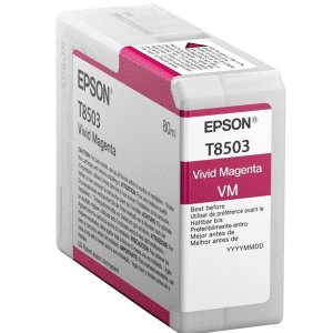 Cartucho Epson T85030n Ultrachrome Hd Vivid Magenta Ink 80 Ml - Suministros - T85030N