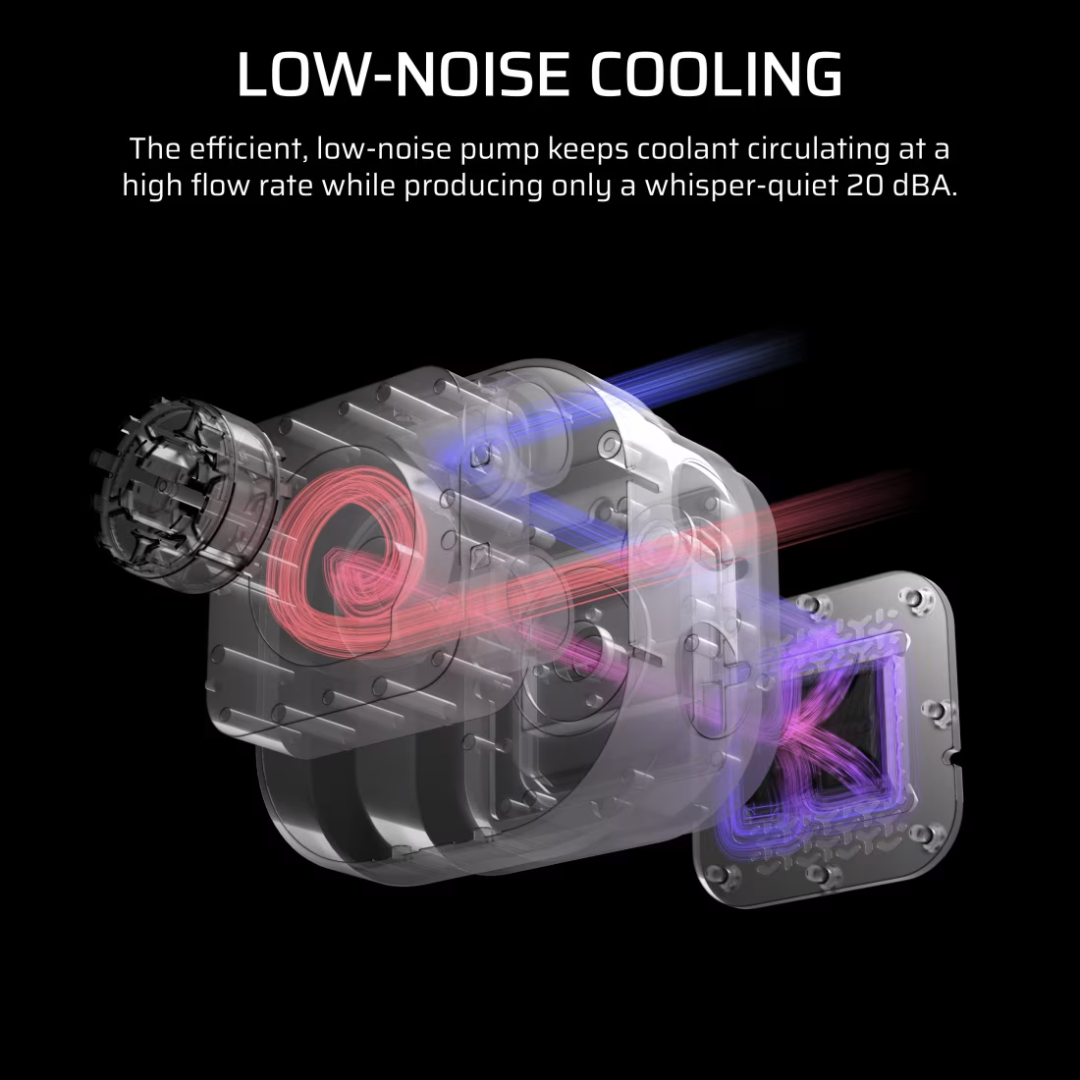 Cooler Corsair Nautilus 240argb Liquid Para Lg1841 - Lga1700 Y Amd Am5 - Am4 White - Ventiladores - CW-9 (5)