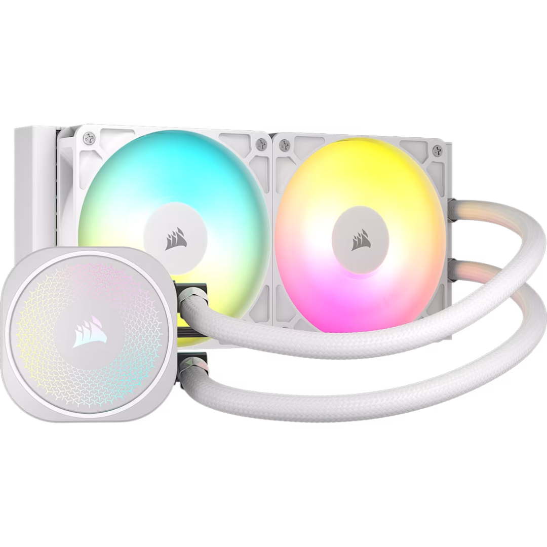Cooler Corsair Nautilus 240argb Liquid Para Lg1841 - Lga1700 Y Amd Am5 - Am4 White - Ventiladores - CW-906 (1)