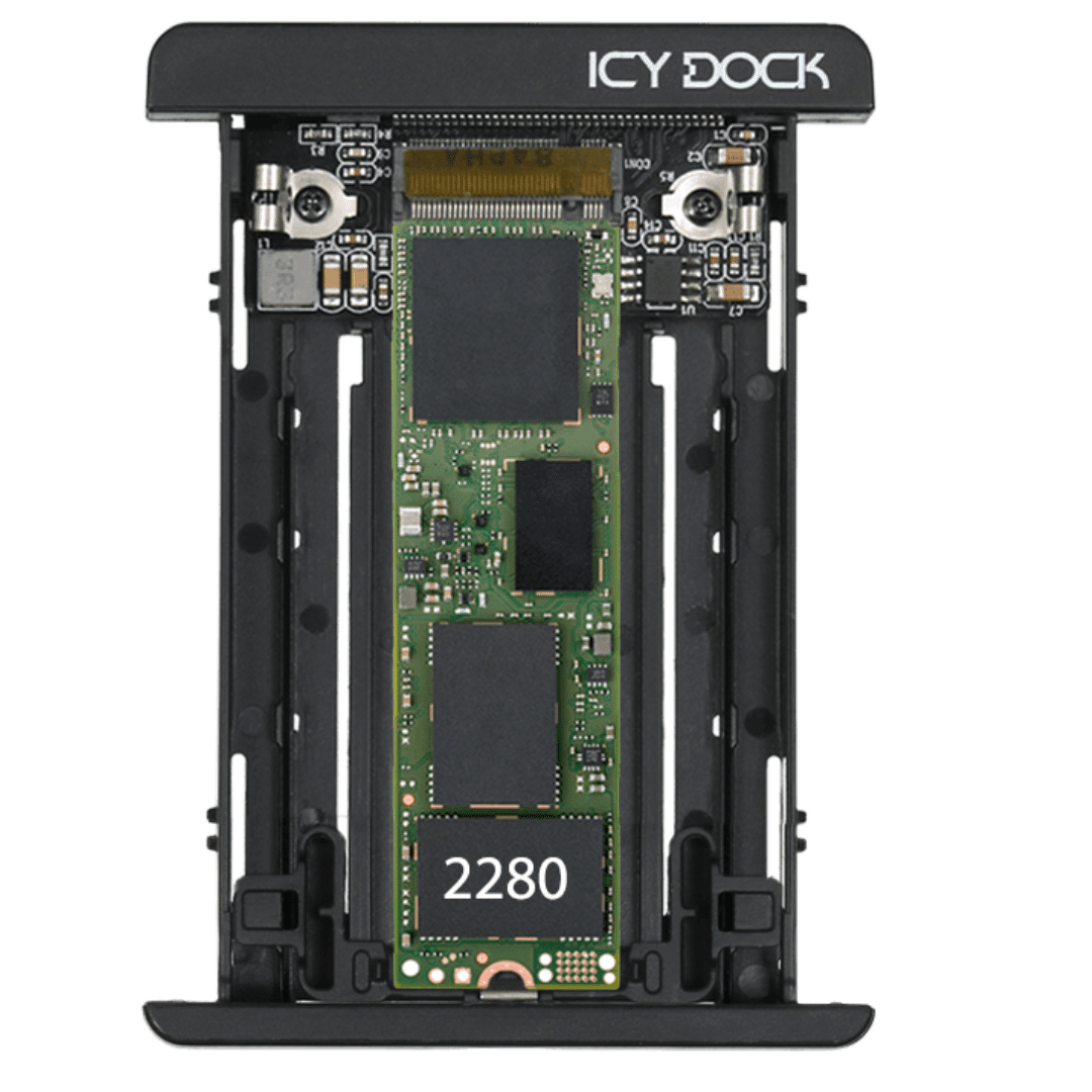Cremax (ICY DOCK) ICY DOCK AC MB705M2P-B NVMe M.2 SSD to 2.5 NVMe U.2 SSD Converter Adapter BK AC 234838 M (1)