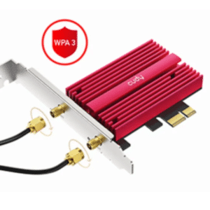 Cudy Cudy AC WE4000 5400Mbps Wi-Fi6E Bluetooth5.2 PCIE Adapter w Heatsink Retail AC 296178 WE4000