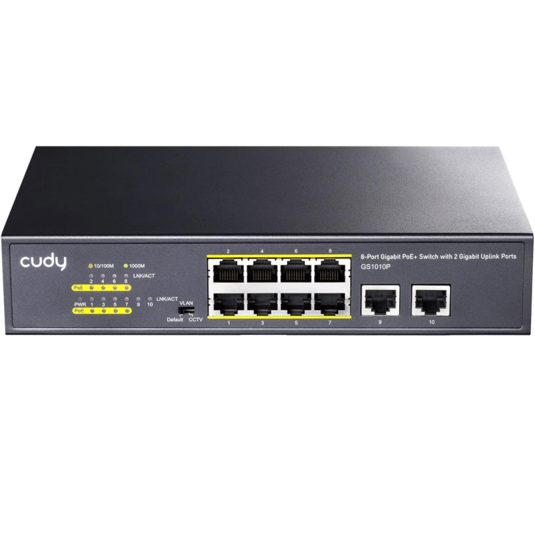 Cudy Cudy Switch GS1010PE 10-Port Gigabit PoE+ Switch Retail NT 296186 GS1010PE