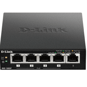 D-Link D-Link NT DGS-1005P 5-Port Gigabit Unmanaged Switch with 4 PoE Ports Retail NT 222517 DGS-1005P
