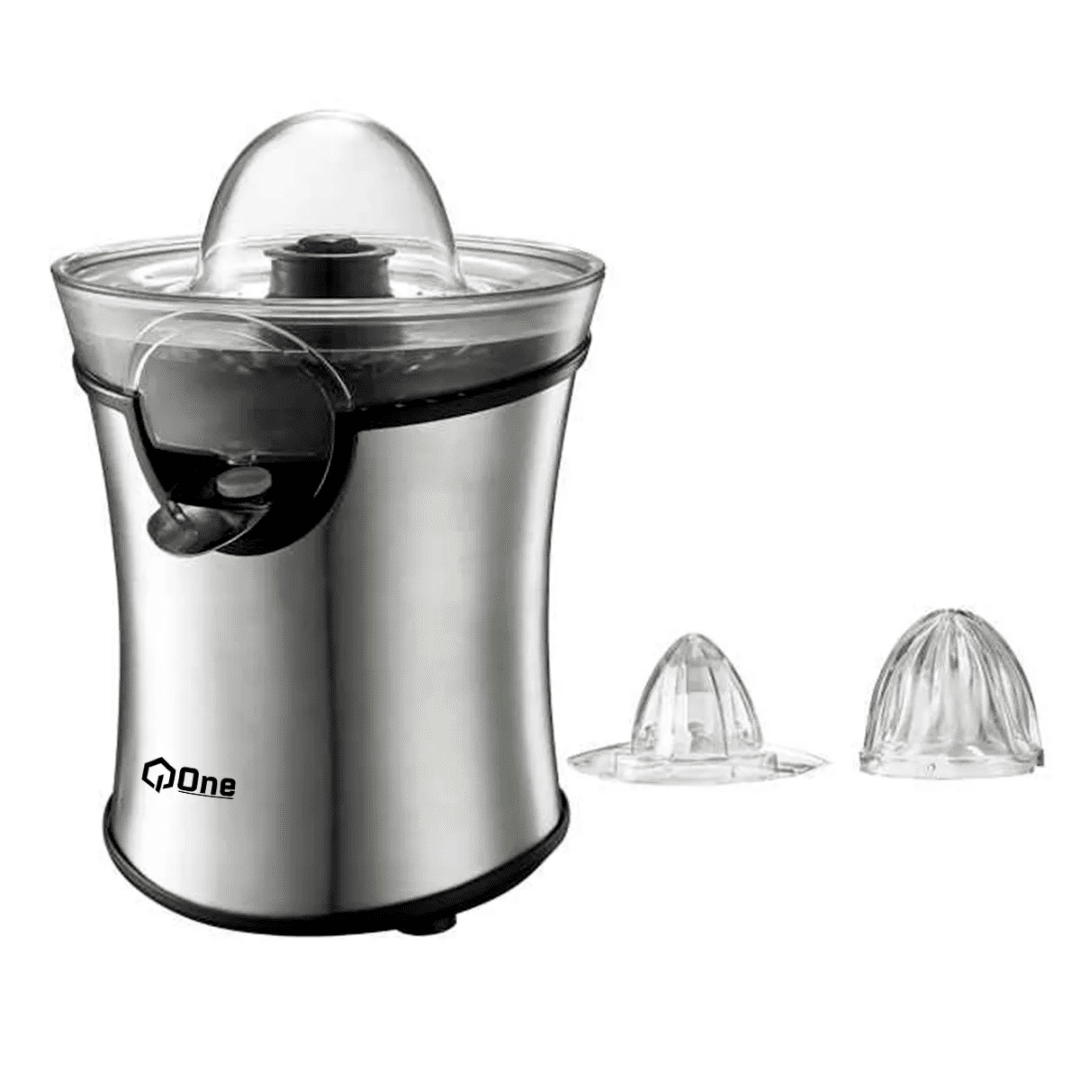 Exprimidor De Citricos Q-one Automatic Silver - Black - Articulos De Hogar - CITRUSSSL (1)