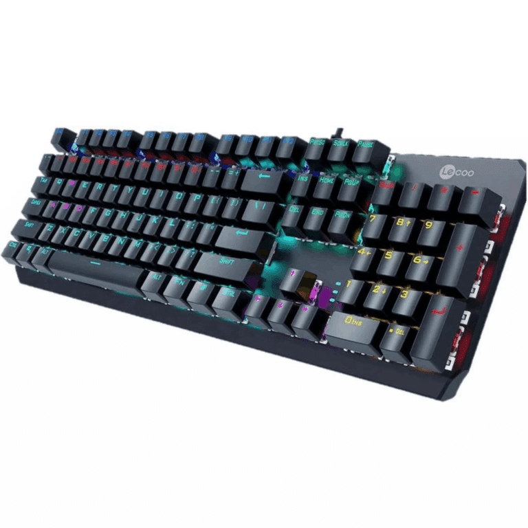 Lenovo (lecoo) Gk301 Wired Mechanical Gaming Keyboard Usb Wired Rgb Backlight - Gun Metal - (english) - Moq 20 Pcs. Per Master - New - 6971859343478