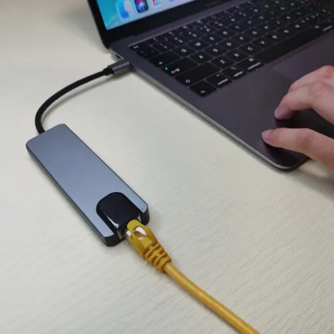 Hub 5 En Usb-c With Usb-c 2usb-3.0 Lan Hdmi Silver - Accesorios - USBTYC5X1 (5)