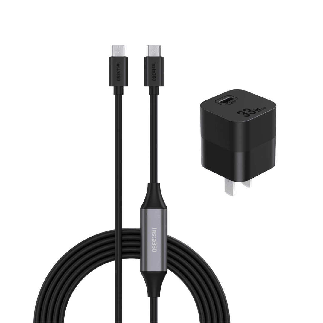 Insta360 Insta360 Accessory CINSBBCB-07 Y-Cable and Power Adapter Retail AC 302306 CINSBBCB-07 (2)