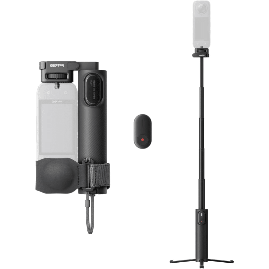 Insta360 Insta360 Accessory CINSCAVU CINSCAVV Foldable 2-in-1 Selfie Stick Remote Kit AC 295887 CINSCAVUC (5)