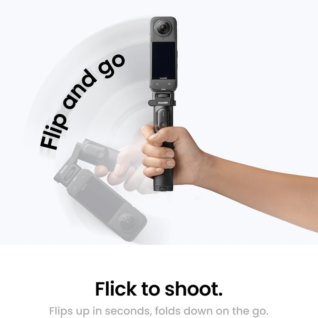 Insta360 Insta360 Accessory CINSCAVU CINSCAVV Foldable 2-in-1 Selfie Stick Remote Kit AC 295887 CINSCAVUC (6)