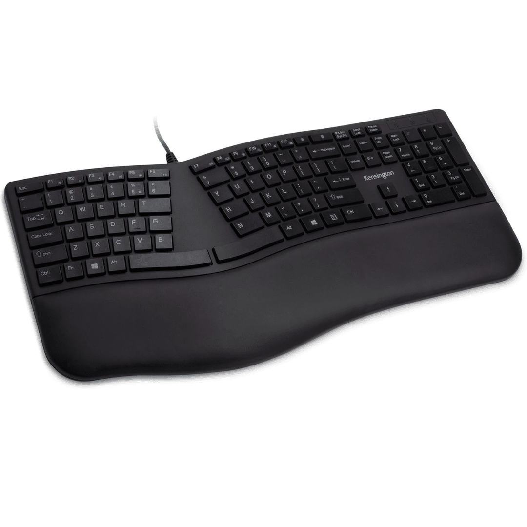 Kensington Kensington KB K75400US Pro Fit Ergo Wired Keyboard USB Retail KB 237475 K75400US (1)