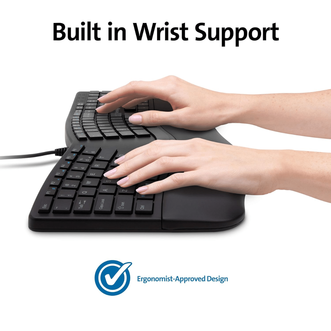 Kensington Kensington KB K75400US Pro Fit Ergo Wired Keyboard USB Retail KB 237475 K75400US (4)