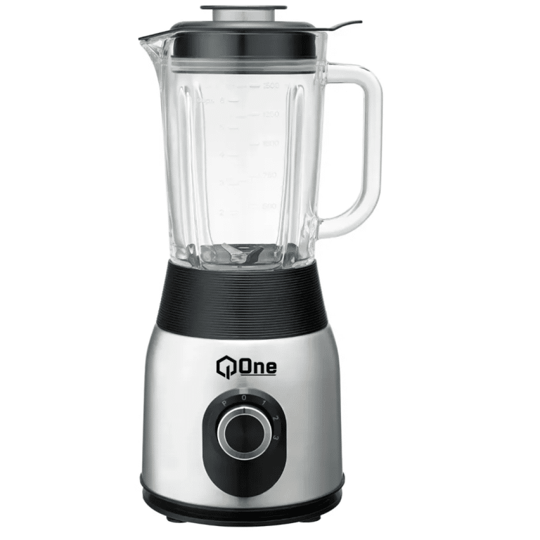Licuadora Q-one 4 Veloc  Silver - Black - Articulos De Hogar - VIB4PSLNG