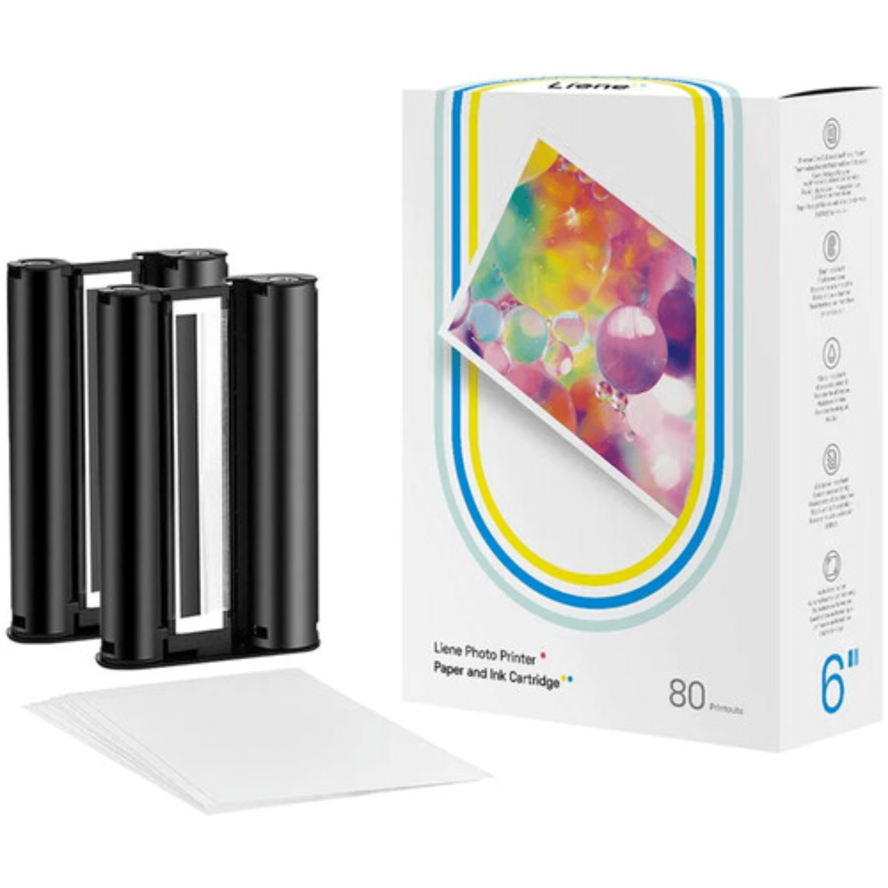Liene Liene AC SD21B#US1 80 sheets Photo paper & Ink Cartridge Refill f Amber White AC 299507 SD21B#US1 (1)