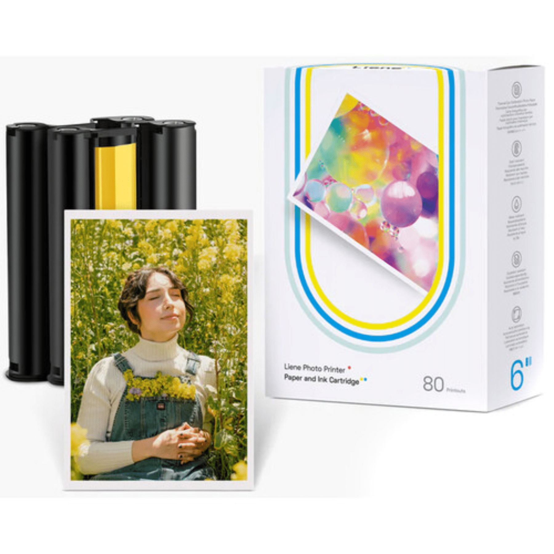 Liene Liene AC SD21B#US1 80 sheets Photo paper & Ink Cartridge Refill f Amber White AC 299507 SD21B#US1 (2)