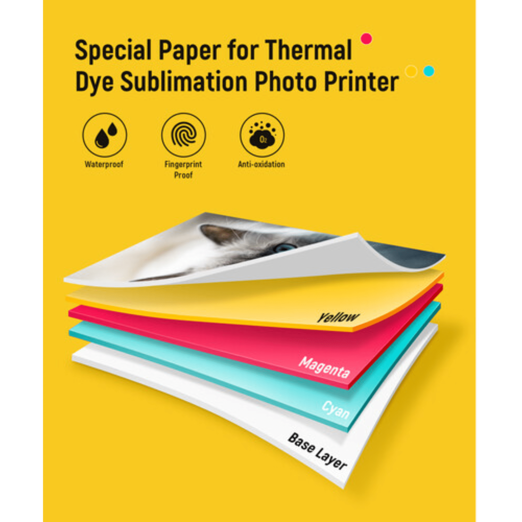 Liene Liene AC SD21B#US1 80 sheets Photo paper & Ink Cartridge Refill f Amber White AC 299507 SD21B#US1 (6)