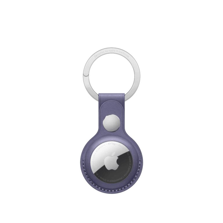Apple Airtag Leather Key Ring - Wisteria - MMFC3ZM/A