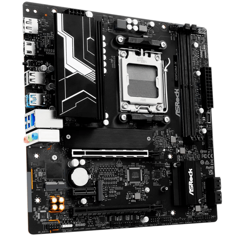 Mainboard Asrock B850m-x Amd Am5 Ryzen 2xddr5-8200 Hdmi Dp 3m.2 3usb-3.2 Pcie4.0 Matx - Mother Board - B850M-X