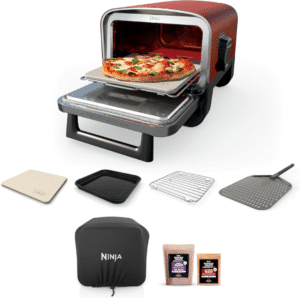 NINJA Woodfire 8-1 Outdoor Grill-Smoker-Pizza...  - OO101