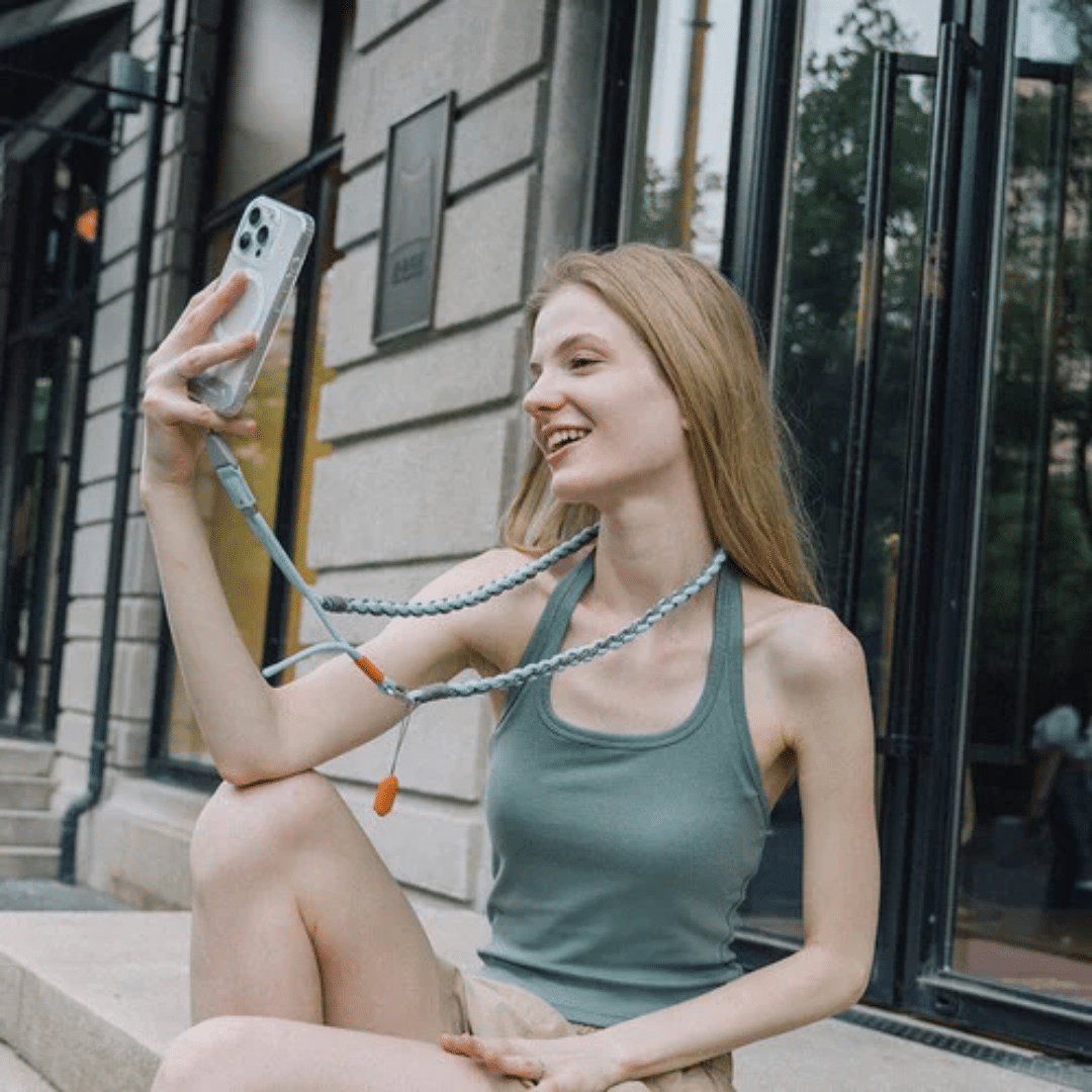 PGYTECH PGYTECH AC P-PG-060 LinkGo Phone Photography Strap Braided-Mint Green Retail AC 299230 P-PG-060 (5)