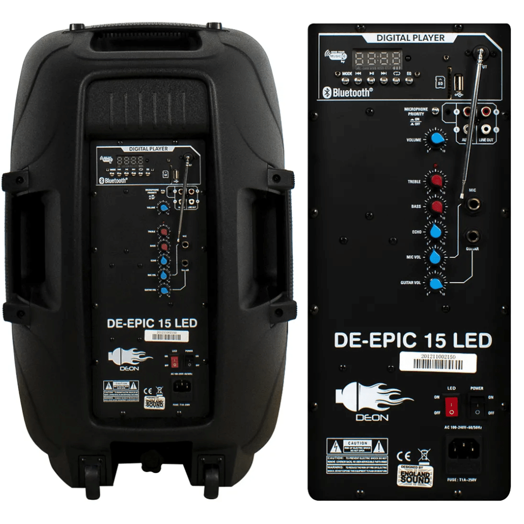Parlante De-epic-15 Led 15inch 130000 Watts Negro - Parlantes - ES-EPIC-15 LED (2)