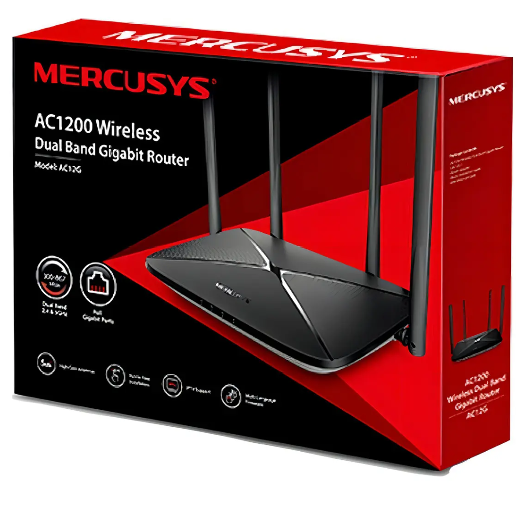 Router Mercusys Mr30g Ac1200 600mbps Wireless Dual Band Gigabit Negro - Routers - MR30G (4)