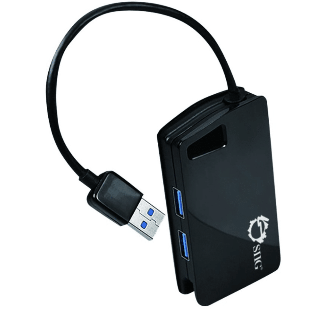 SIIG SIIG AC JU-H30812-S1 USB 3.0 4-port Hub Adds 4 USB 3.0PT to PC Retail AC 183346 JU-H30812-S1 (1)