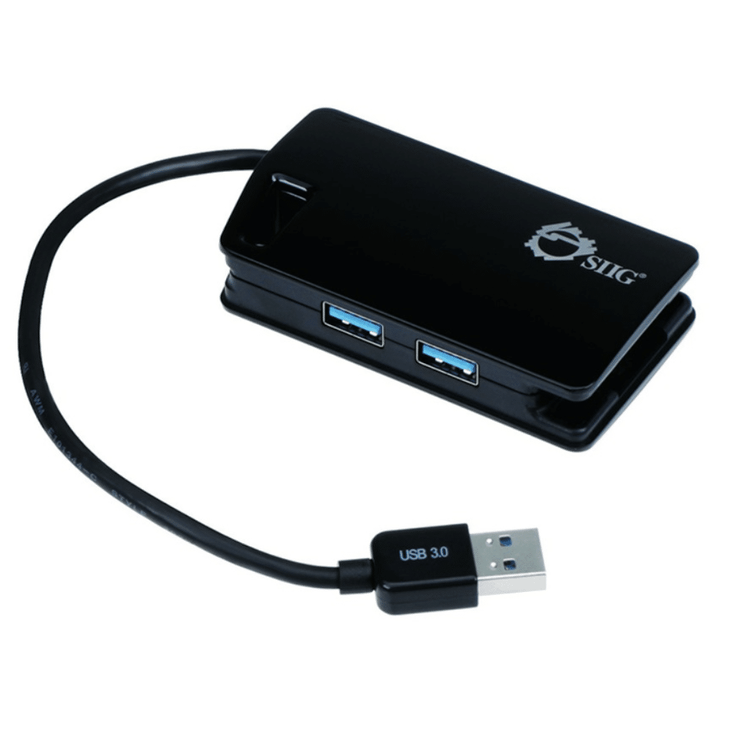SIIG SIIG AC JU-H30812-S1 USB 3.0 4-port Hub Adds 4 USB 3.0PT to PC Retail AC 183346 JU-H30812-S1 (2)