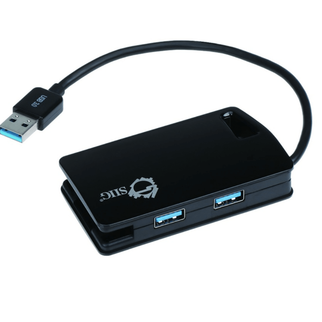 SIIG SIIG AC JU-H30812-S1 USB 3.0 4-port Hub Adds 4 USB 3.0PT to PC Retail AC 183346 JU-H30812-S1 (3)