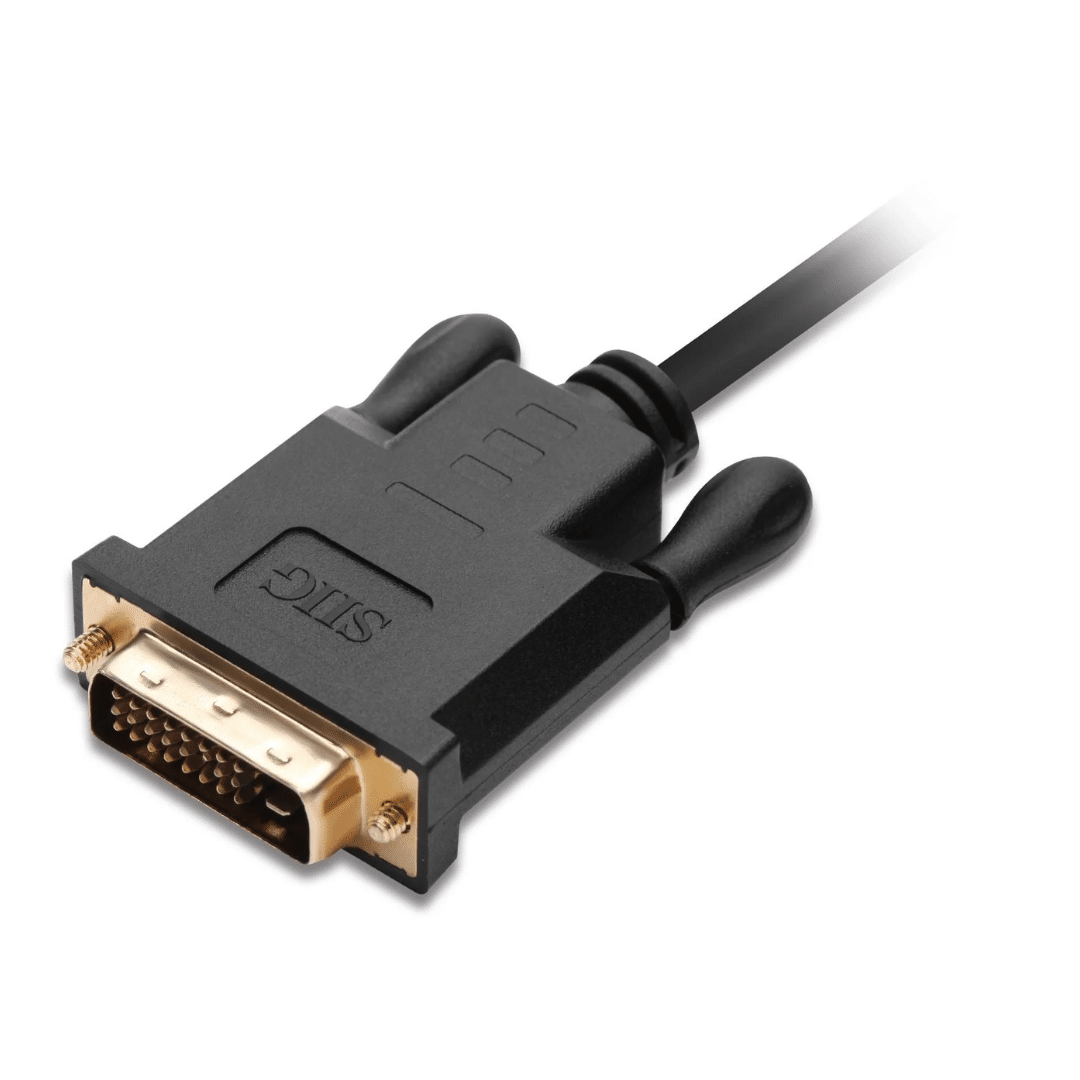 SIIG SIIG CB CB-DP1V12-S1 DisplayPort to DVI 6ft Cable PS8121E Black OPP Bag CB 253757 CB-DP1V12-S1 (3)