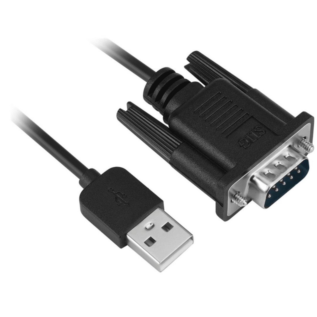 SIIG SIIG CB JU-CS0311-S1 USB to RS232 Serial Adapter - FTDI 1000mm Opp Bag CB 249997 JU-CS0311-S1 (1)