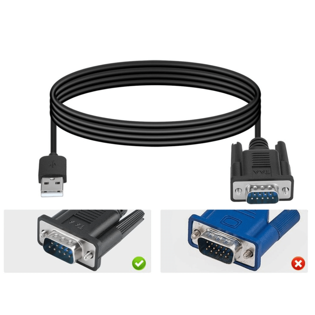 SIIG SIIG CB JU-CS0311-S1 USB to RS232 Serial Adapter - FTDI 1000mm Opp Bag CB 249997 JU-CS0311-S1 (2)