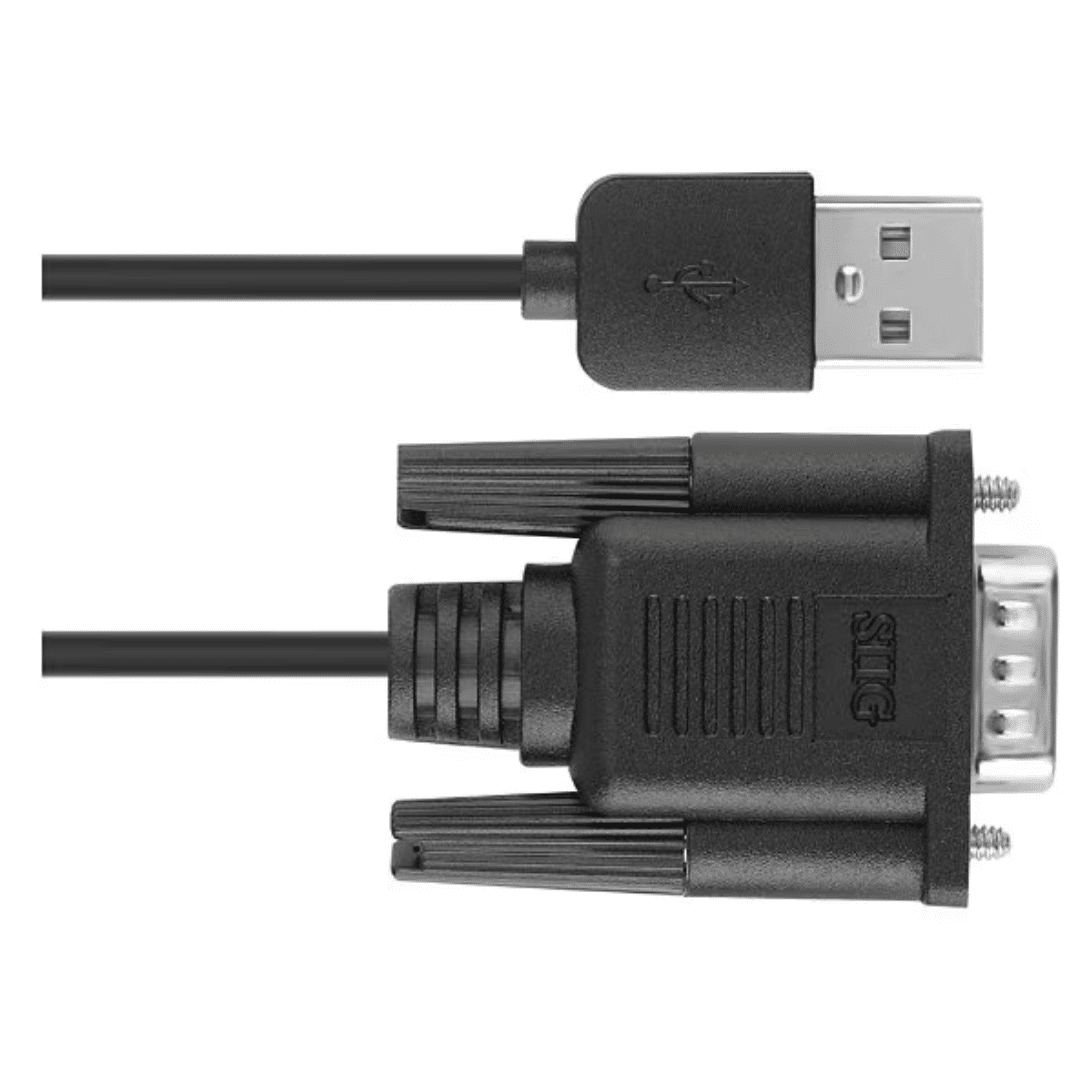 SIIG SIIG CB JU-CS0311-S1 USB to RS232 Serial Adapter - FTDI 1000mm Opp Bag CB 249997 JU-CS0311-S1 (5)