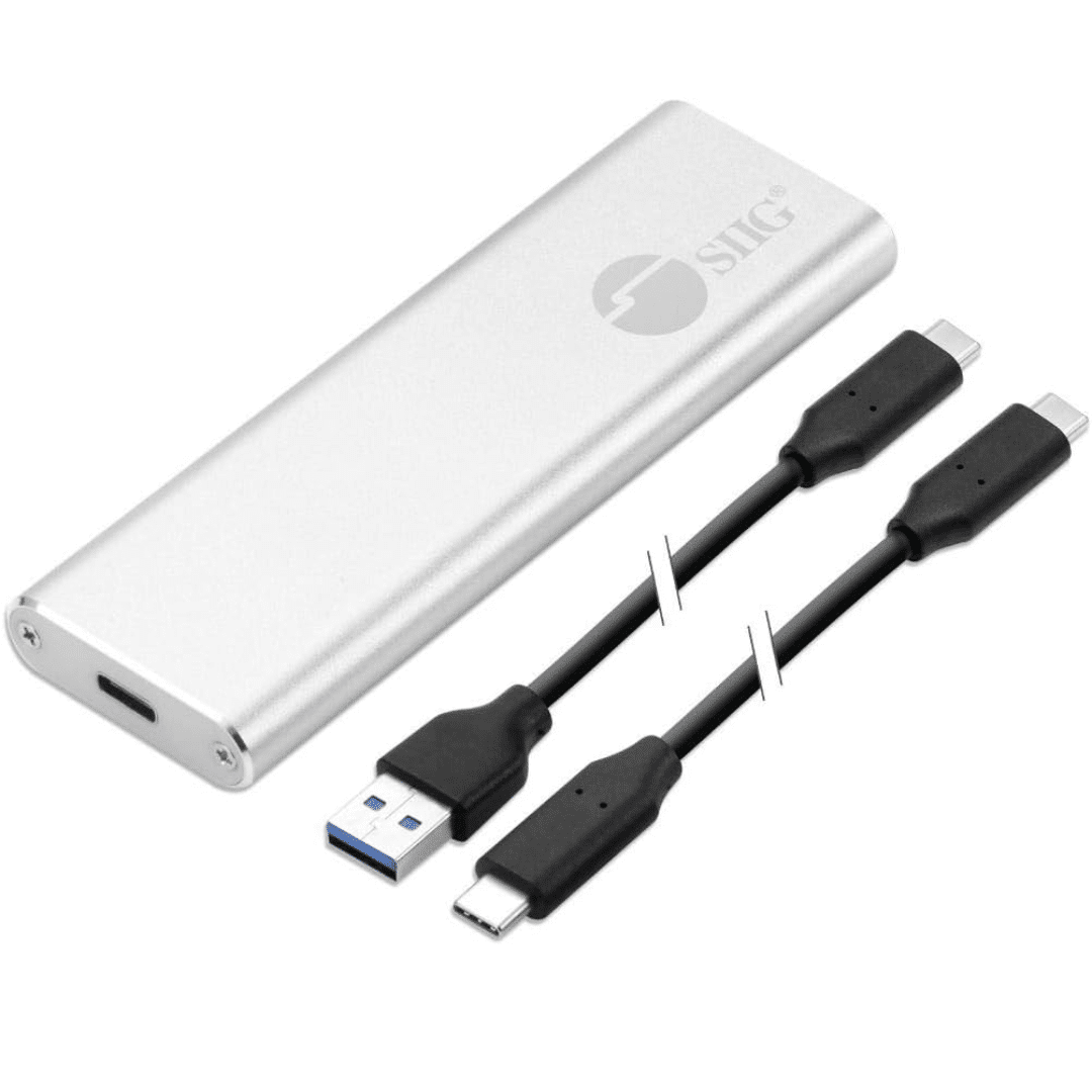 SIIG SIIG RD JU-SA0W11-S1 USB3.1 Gen2 Type-C to M.2 PCIe SSD MVMe Enclosure RD 230086 JU-SA0W11-S1 (1)