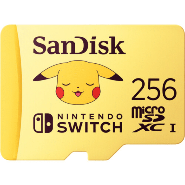 SanDisk 256GB MicroSD POKEMON  - SDSQXAO-256G-GN6ZK