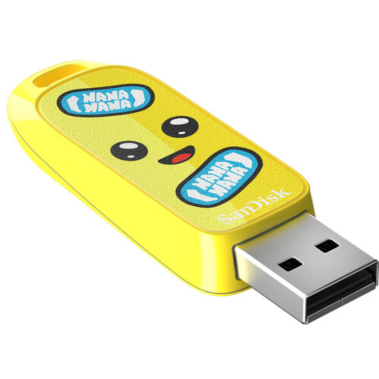 SanDisk USB SanDisk Fortnite, edición Banano  - SDCZIF-256G-G46