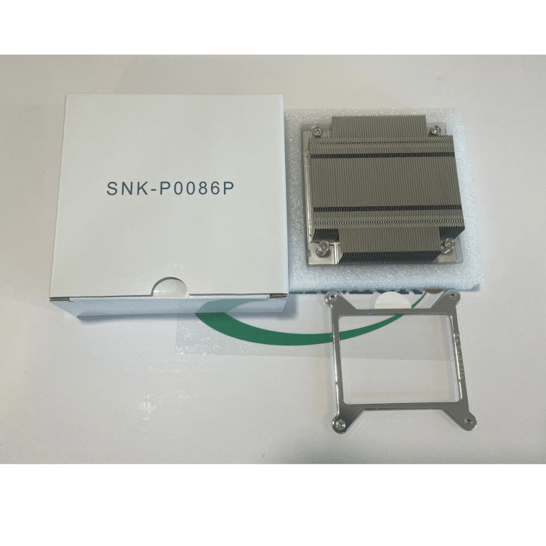 Supermicro Supermicro Fan SNK-P0086P 1U Passive HS for Intel Raptor Lake S1700 Brown Box FN 282475 SNK-P0086P