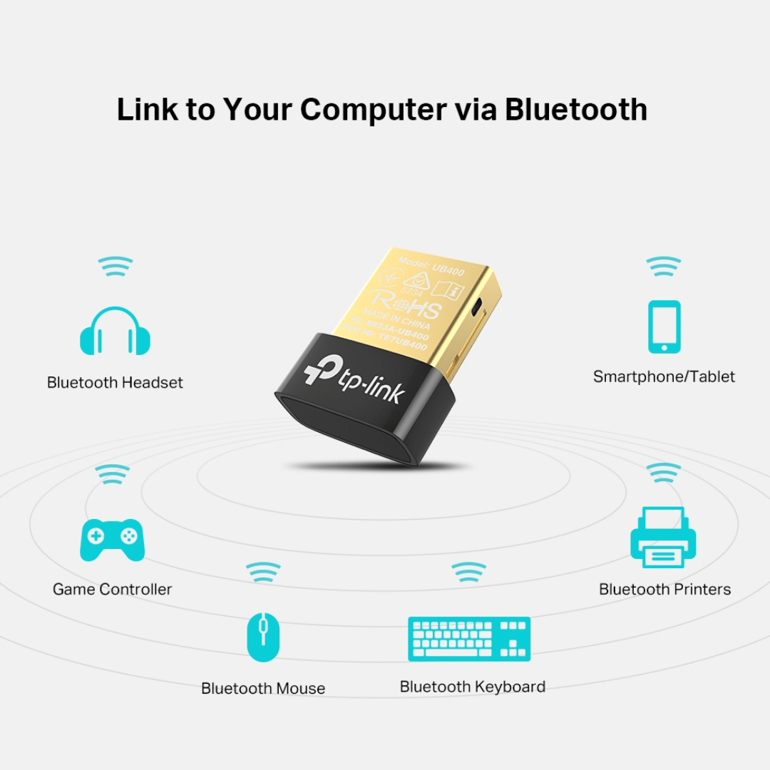 TP-Link TP-Link NT UB400 Bluetooth4.0 Nano USB Adapter Supports Windows 10 8.1 8 7 XP NT 234304 UB400 (4)