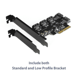 Vantec Thermal Technologies Vantec CC UGT-ST655 5-Port SATA III 6Gbps PCIe X4 Host Card Retail CC 267293 UGT-ST655