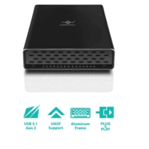 Vantec Thermal Technologies Vantec RD NST-271C31-BK NexStar 2.5SATA to USB3.1 7mm&9.5mm SSD HDD Enclosure RD 206217 NST-271C31-BK