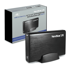 Vantec Thermal Technologies Vantec RD NST-358SU3-BK NexStar JX 3.5 2.5 USB3.2 SATA3 Enclosure w eSATA RTL RD 264913 NST-358SU3-BK