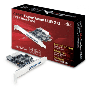 Vantec Thermal Technologies Vantec UGT-PC341 4Port SuperSpeed USB 3.0 PCIe Host Card Retail CC 124711 UGT-PC341